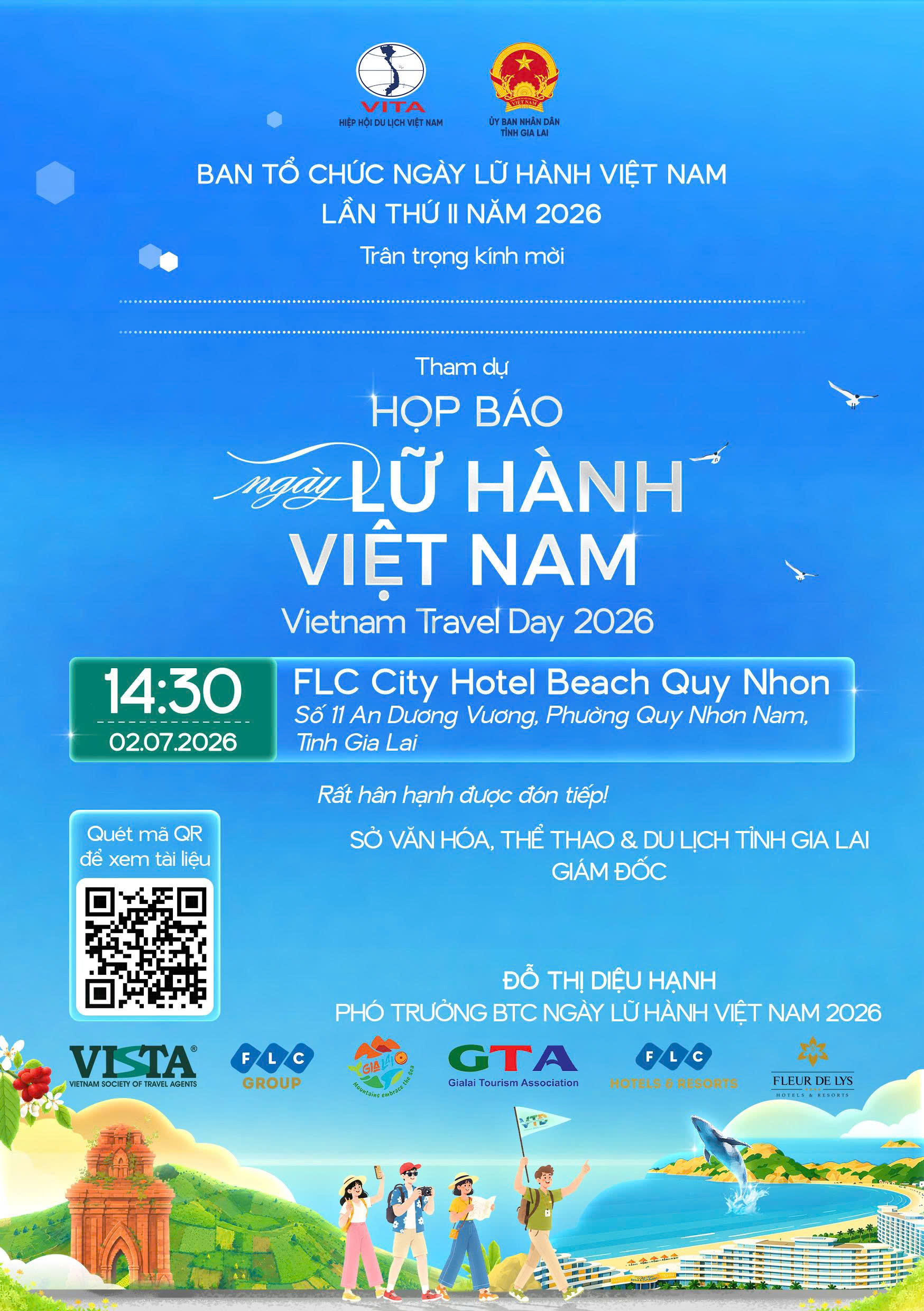 Thư mời họp báo tại FLC Quy Nhơn 14:30 ngày 2 tháng 7 năm 2026
