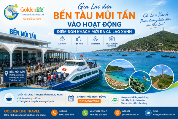 Bến Mũi Tấn Chính Thức Đón Khách Ra Cù Lao Xanh
