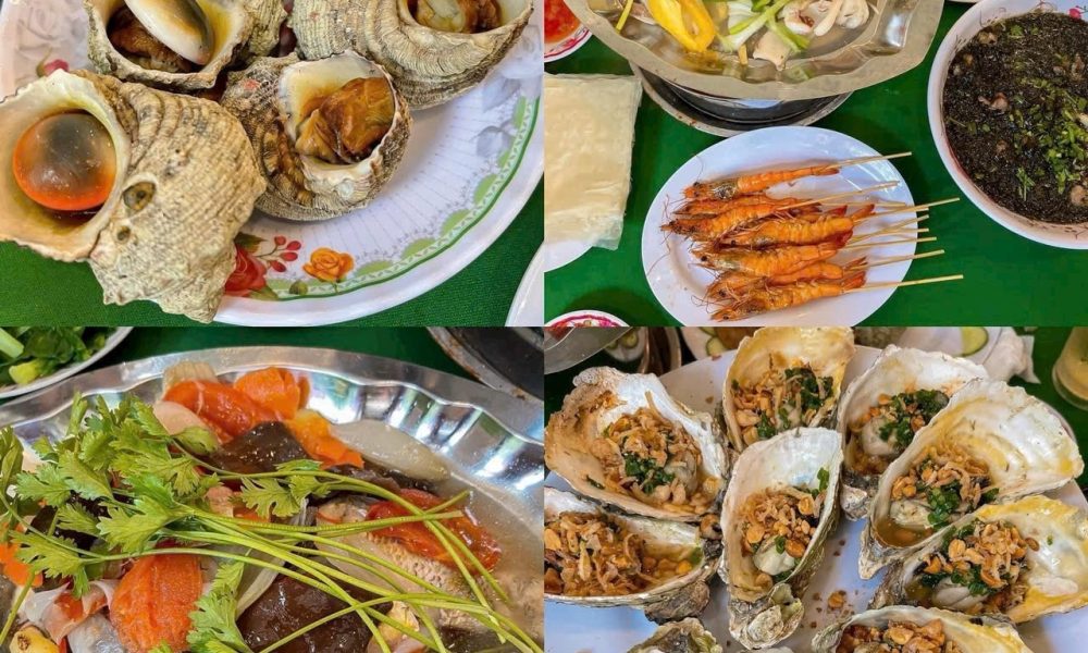 ẩm thực tươi rói tại Cù Lao Xanh