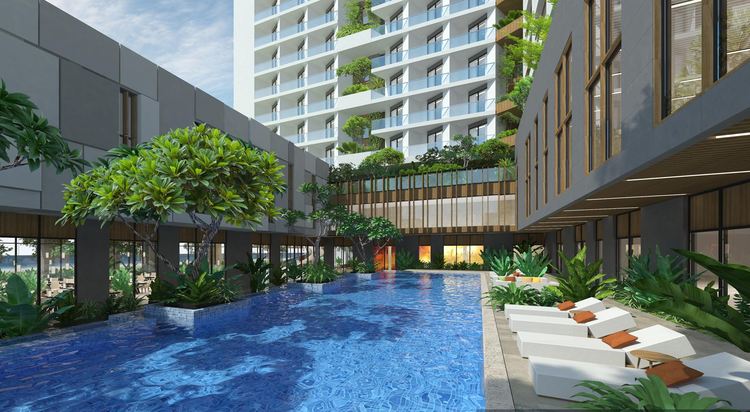 Hồ bơi khách sạn Fleur de Lys 4 sao Quy Nhơn