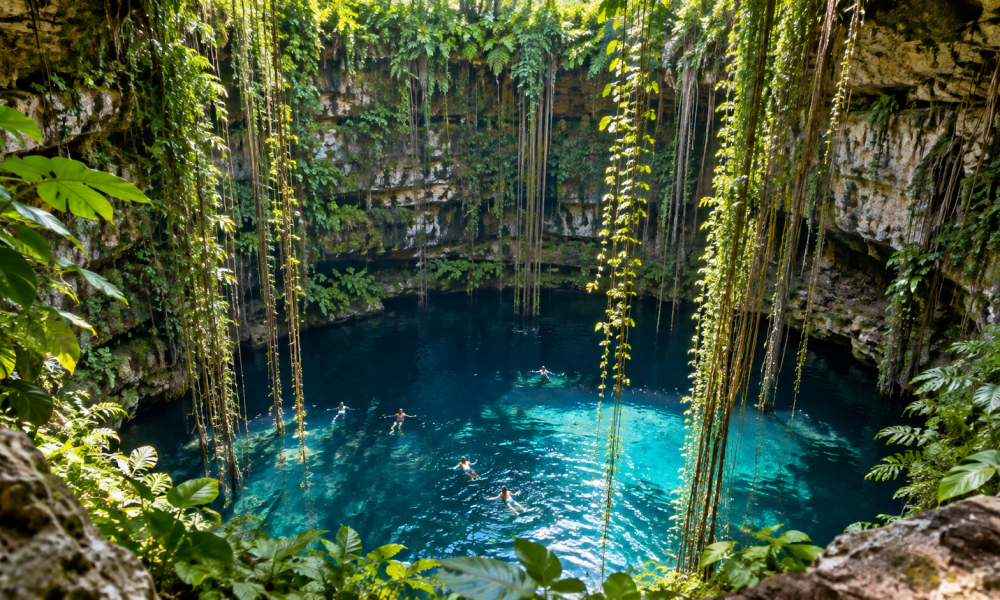 Cenote Ik Kil, Mexico - Tour 4 nước Nam Mỹ